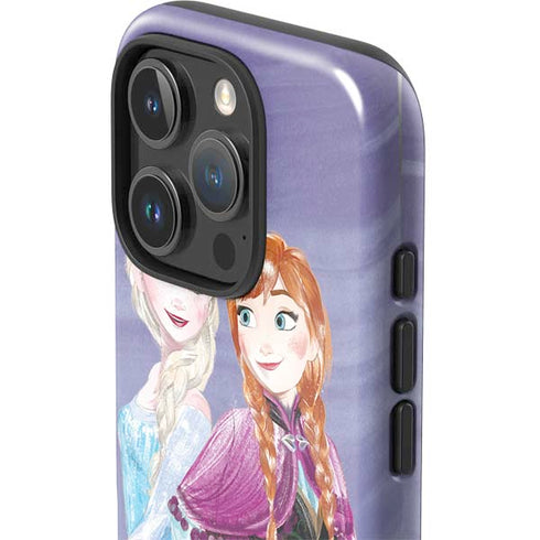Disney Frozen Elsa and Anna Sisters Art iPhone 16 Pro Max Impact Case